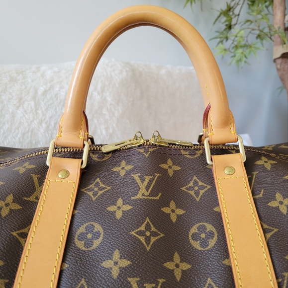 BEAUTIFUL ❤Authentic LV Keepall 55 Bandouliere w/ Strap Travel Bag Monogram - Picture 6 of 16